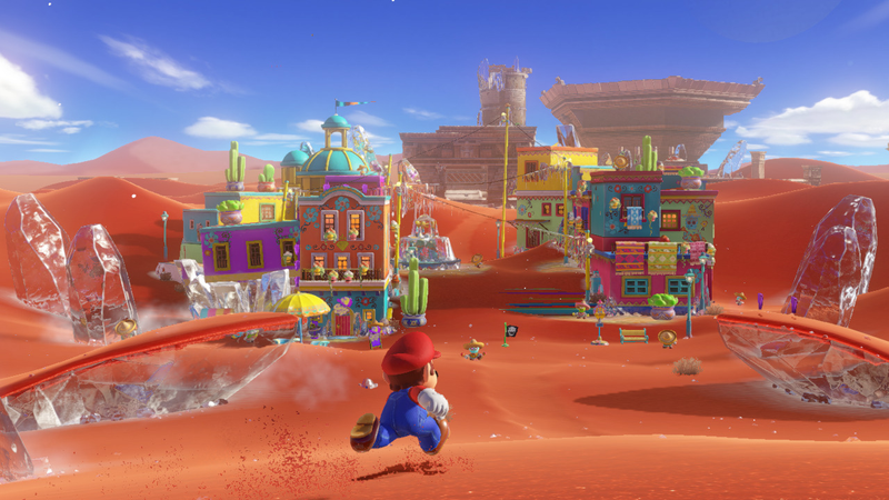 Illustration for article titled The Best Part Of Yoshi's Crafted World Is The Scenery